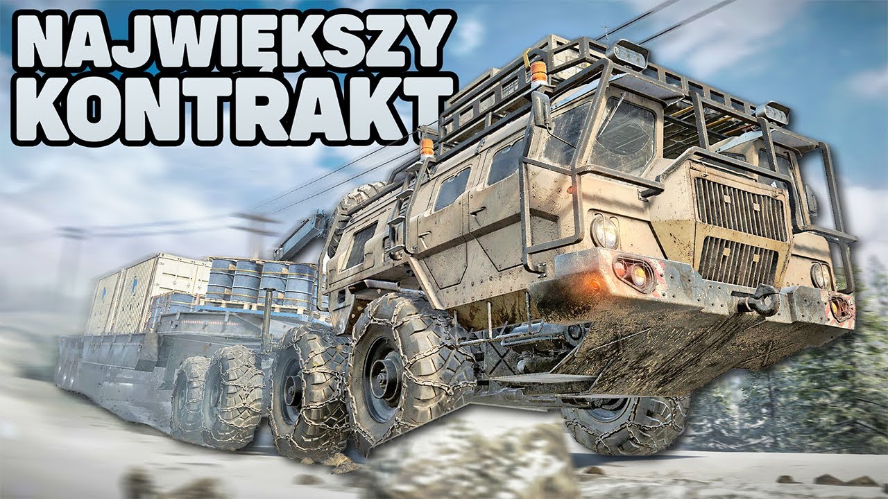 Ogromny kontrakt Najlepszym Moim Pojazdem 🚚 | SnowRunner Półwysep Kolski [28]