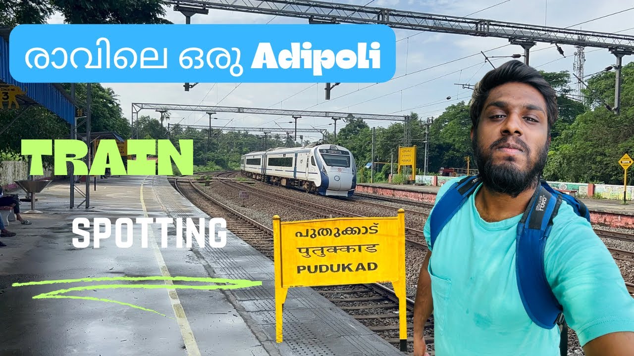 Train Spotting at  Kerala's Busiest Route | Trains on Ernakulam -Thrissur route 🔥