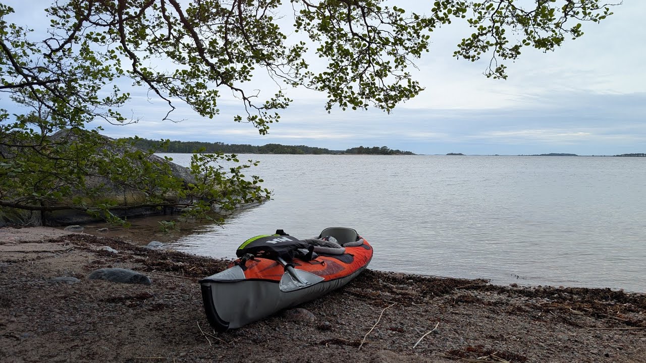 Paddling near Finnish national park Saaristomeri