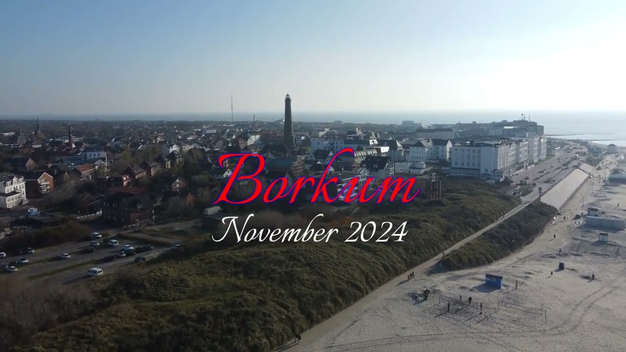 Borkum von oben/ November 2024