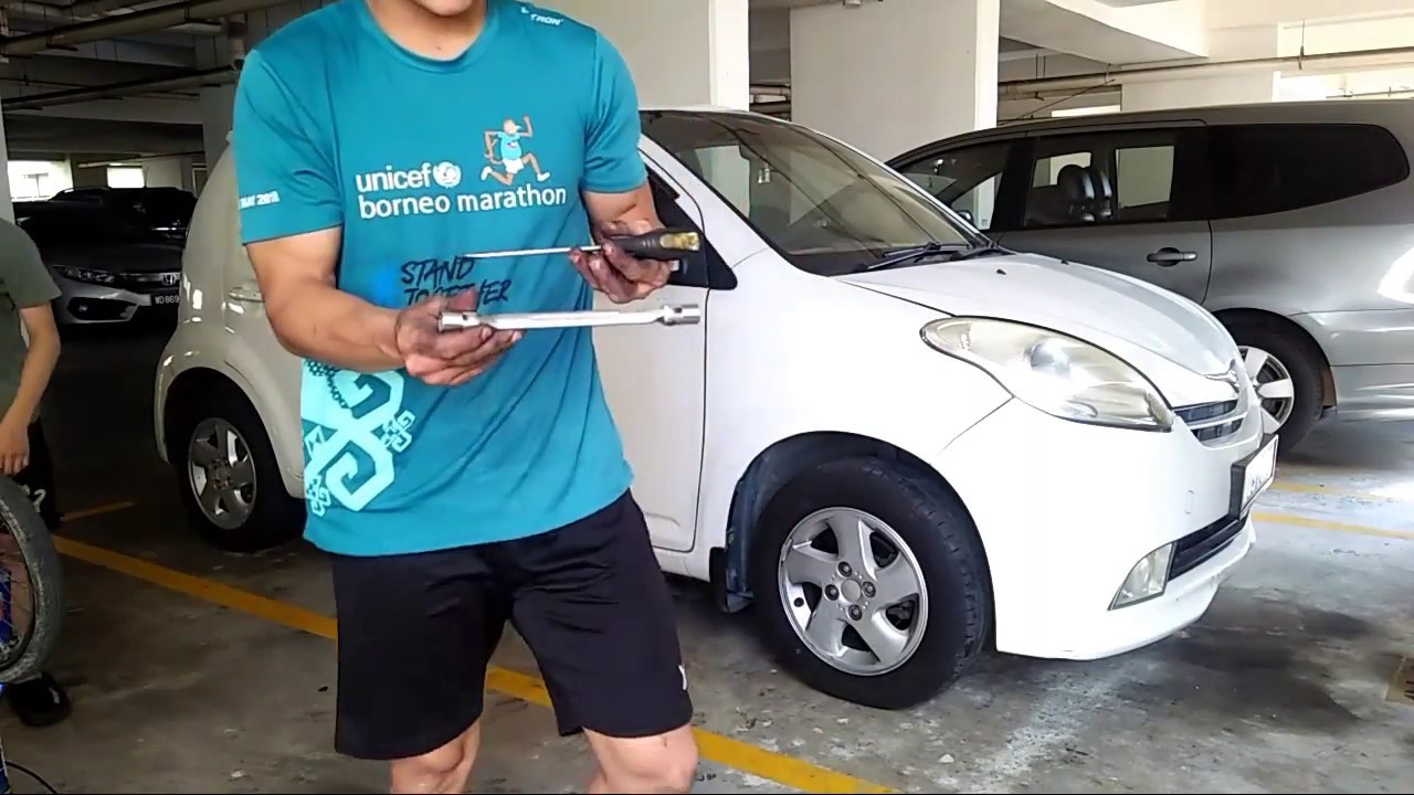 Replace Front Brake Pad's Myvi.