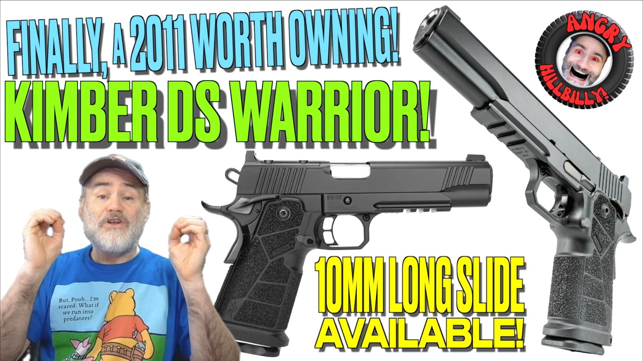 Наконец-то, достойный внимания пистолет 2011 года! Kimber 1911 DS Warrior! (В наличии также удлин...