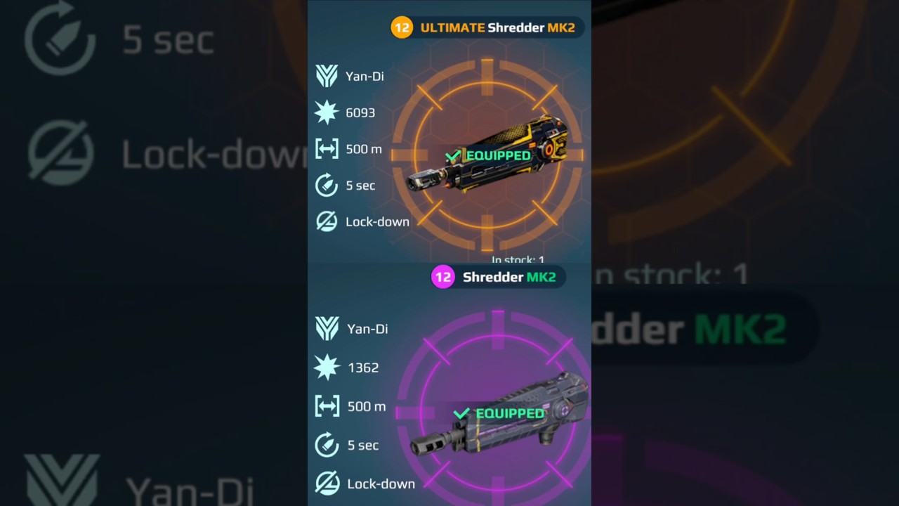 INSANE Difference: UE Shredder Vs Shredder | WR - War Robots