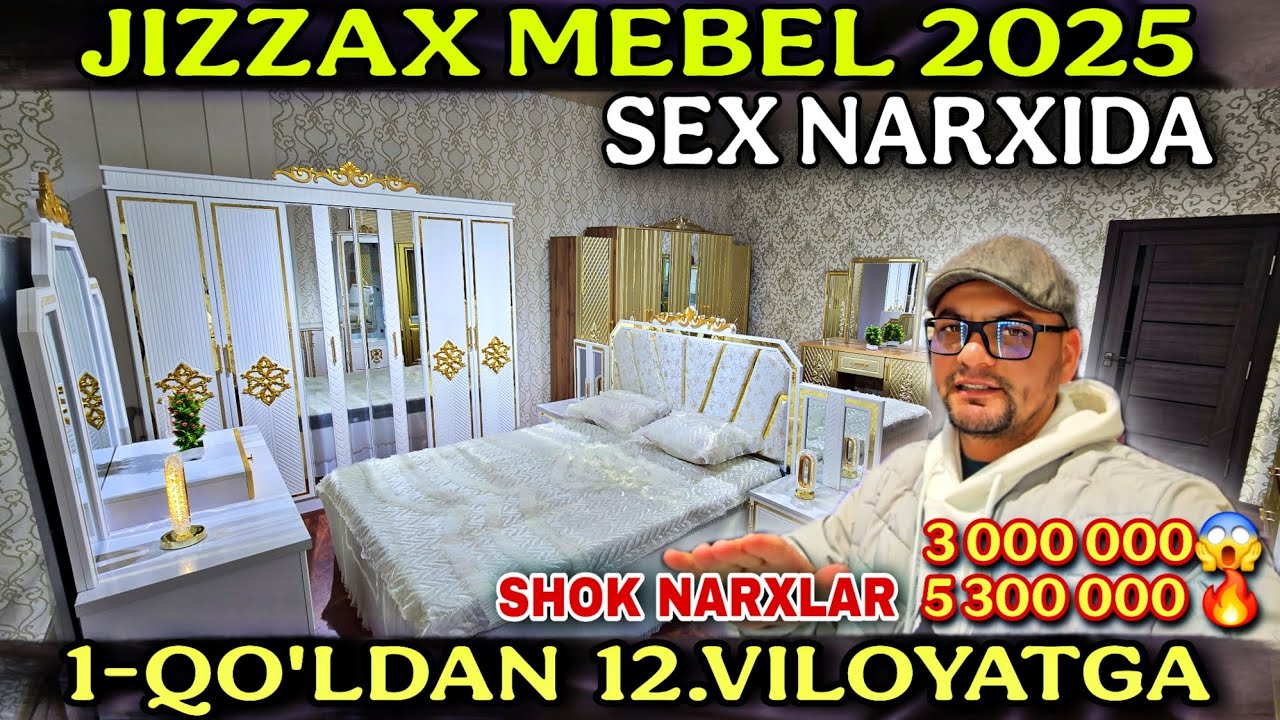 JIZZAX MEBEL 1-QO'LDAN OPTOM NARXLARDA 2025 VODIDANXAM ARZONMI Жиззах мебел камолиддин уз