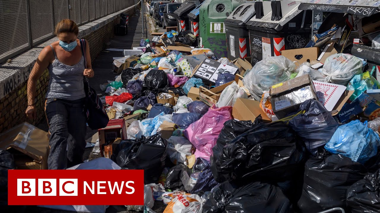 Can Rome be rescued from the rubbish? - BBC News