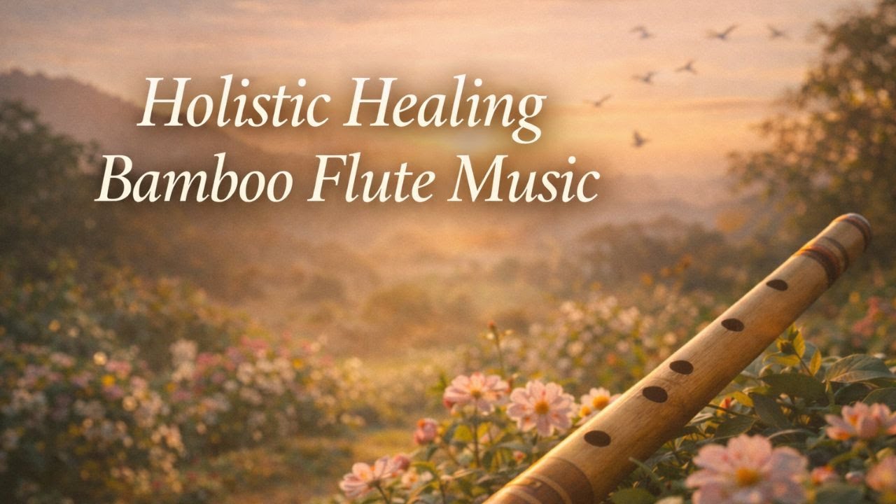 Holistic Healing Bamboo Flute Music for Insomnia, Stress & Anxiety | Positive Waves