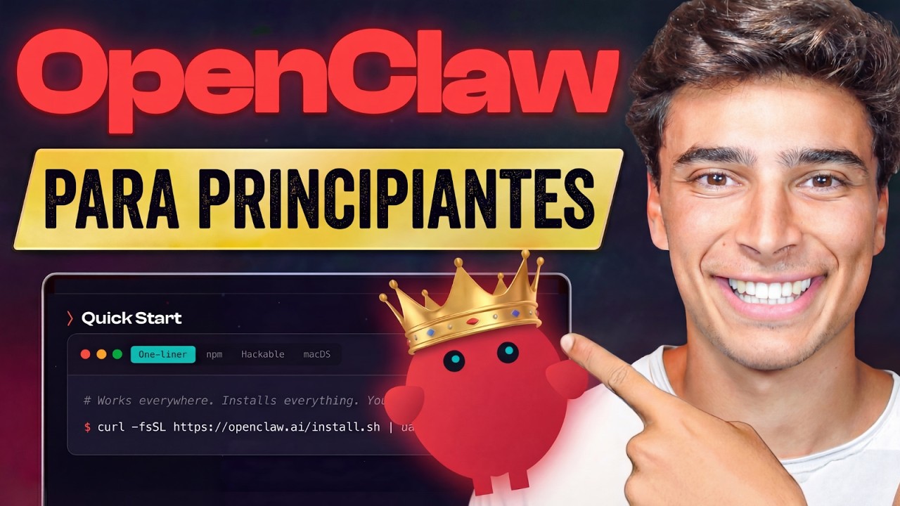 OPENCLAW CURSO COMPLETO: Crea Tu Agente IA y Automatiza TODO (Guía Principiantes)