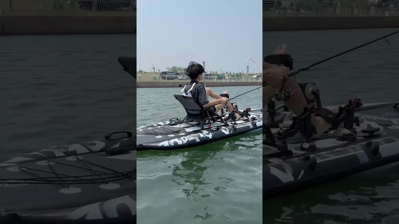 Pedal Drive System Canoe/Kayak Pedal Kayak Boat #pedalBoard pedal board Sea Fishing #Spatium