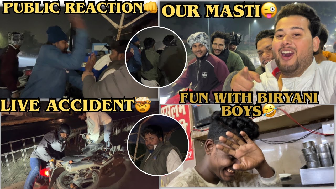 Raste Mai Accident Hogya😳| Public Ne Pakad Kar Driver Bhut Mara👊& Next Level Fun😍