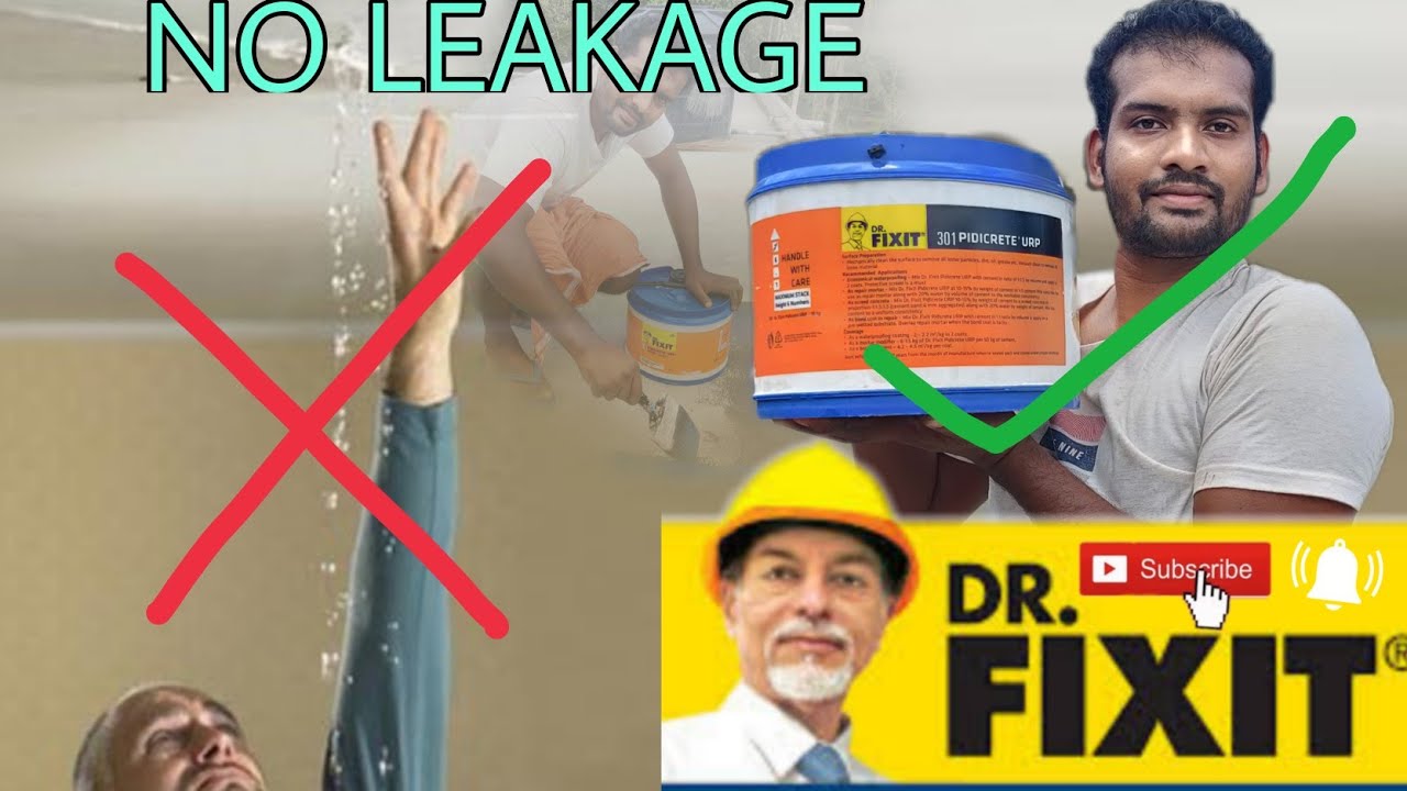 DR. Fixit Pidicrete URP how to use | Leak proofing technique in malayalam