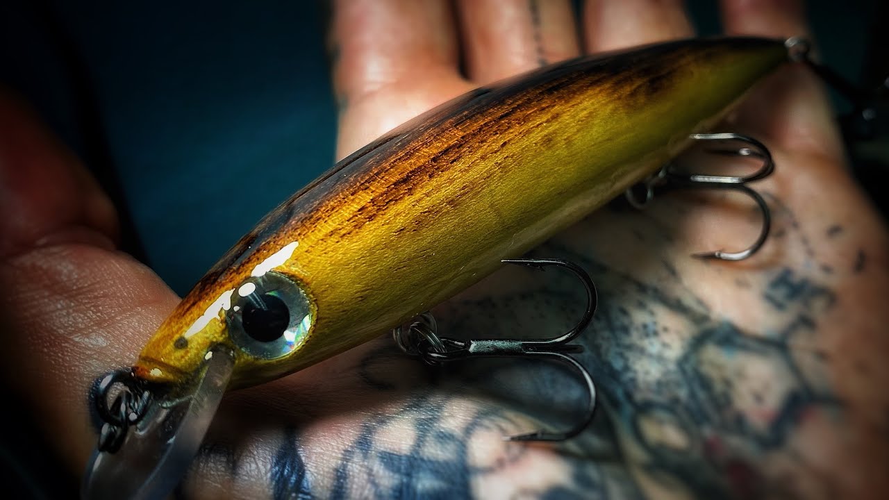 Making a Wooden Fishing Lure using Osage Orange