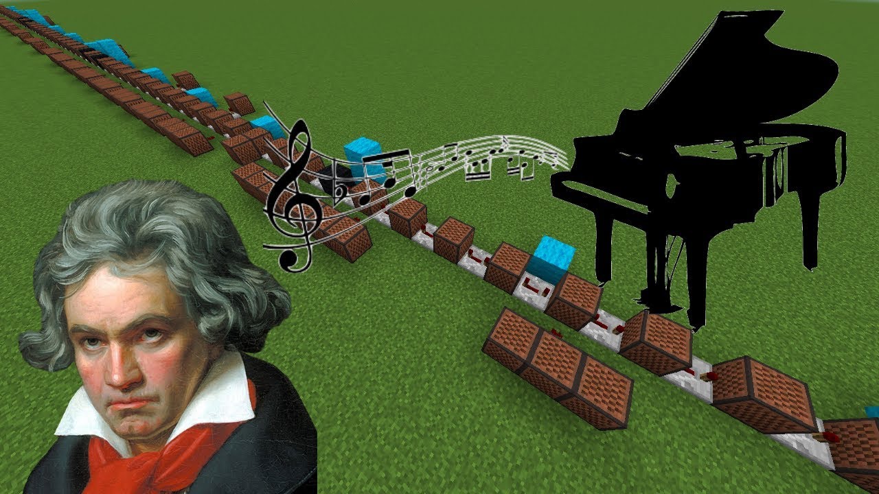Minecraft: Ode to Joy - L. van Beethoven with Note Blocks