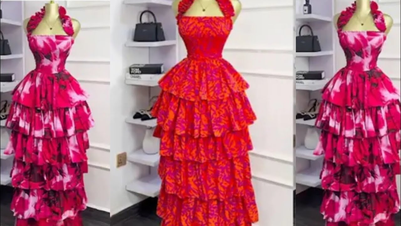 How to Properly Calculate and Sew Multiple Layered Shirred Dress 