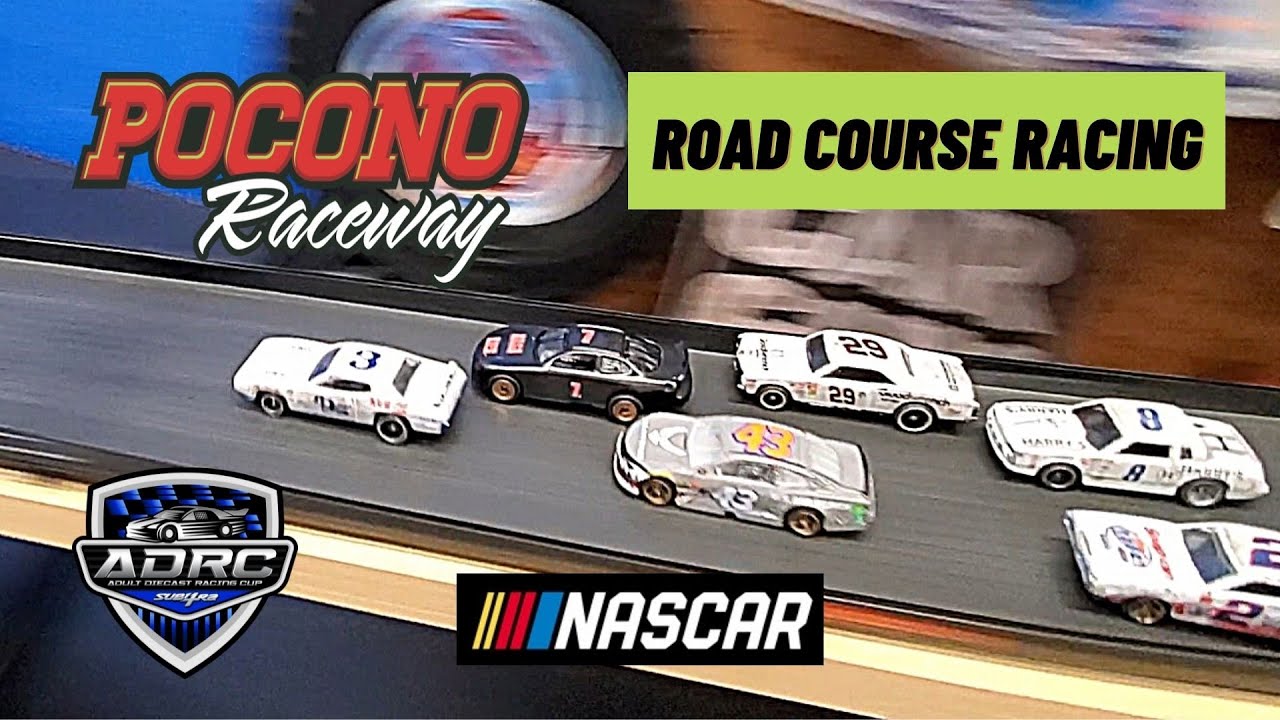 NASCAR 1/64 Diecast Racing ~ Pocono Road Course 2020