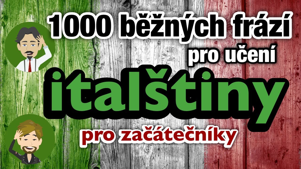 1000 běžných frází pro učení italštiny pro začátečníky