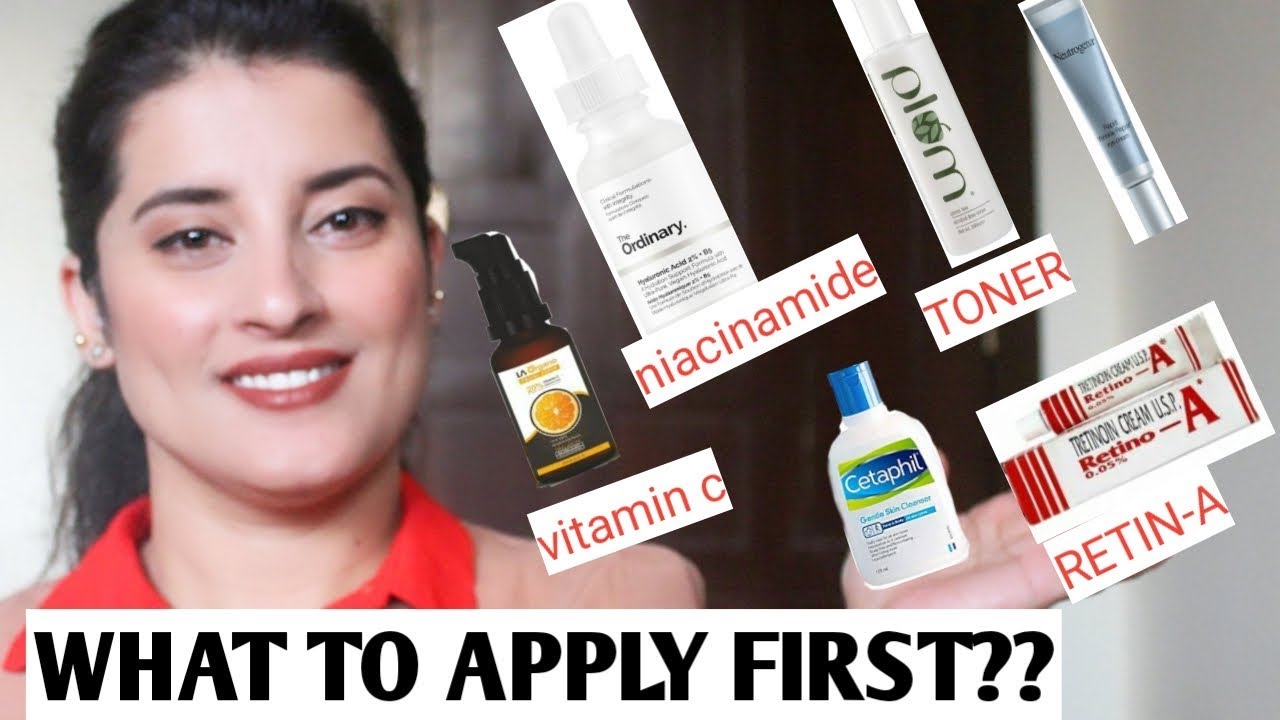 HOW TO APPLY STEP BY STEP SKINCARE PRODUCTS |SKINCARE LAYERING |Rachna Jintaa