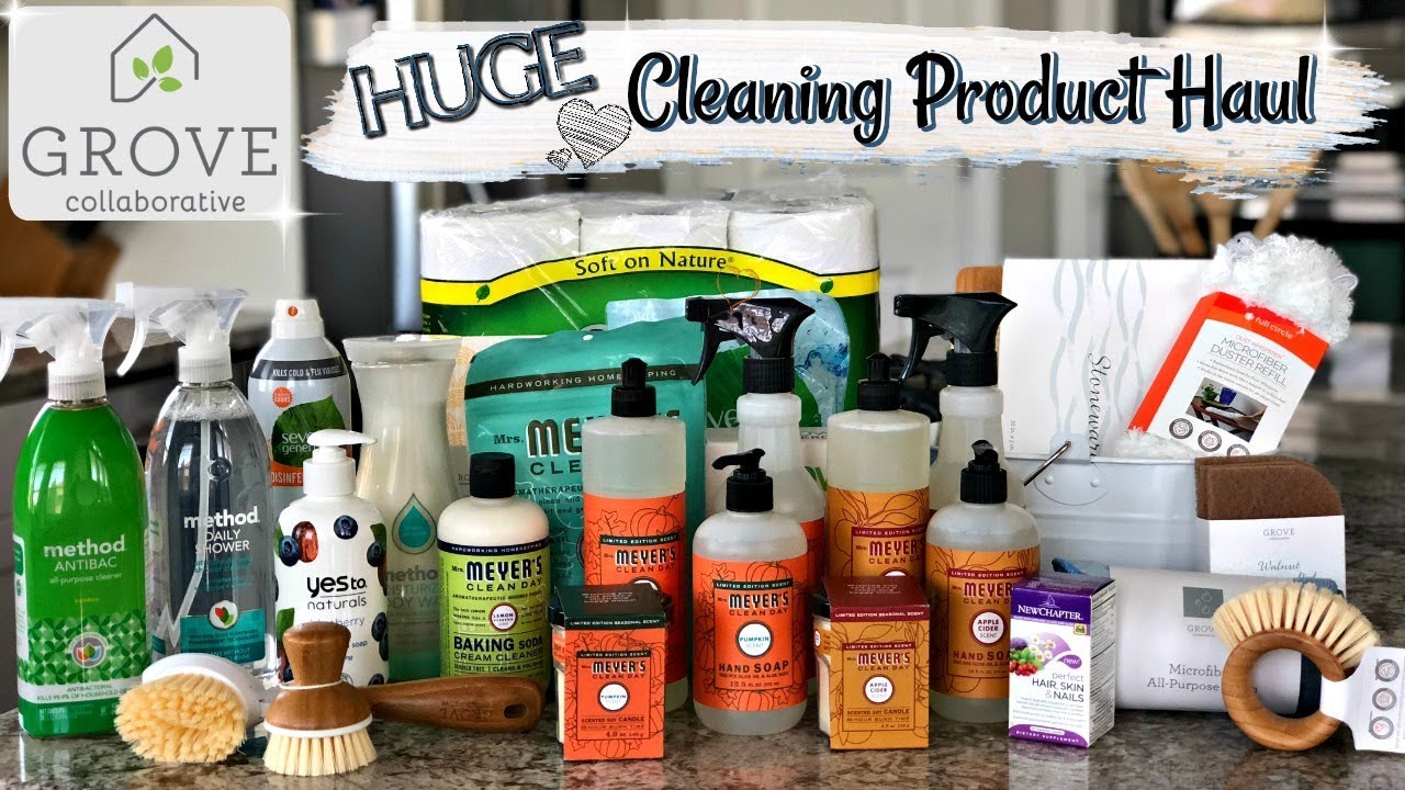 HUGE FALL GROVE COLLABORATIVE HAUL 2018 :: NATURAL & NON TOXIC CLEANING PRODUCT UNBOXING