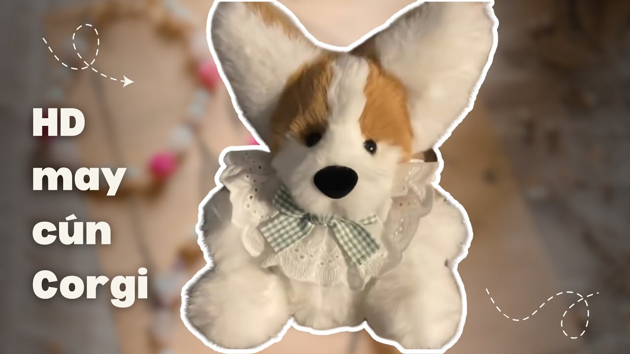 Hướng Dẫn Làm Cún Corgi| Cách làm gấu ghi âm| Baggu DIY #diy #handmade