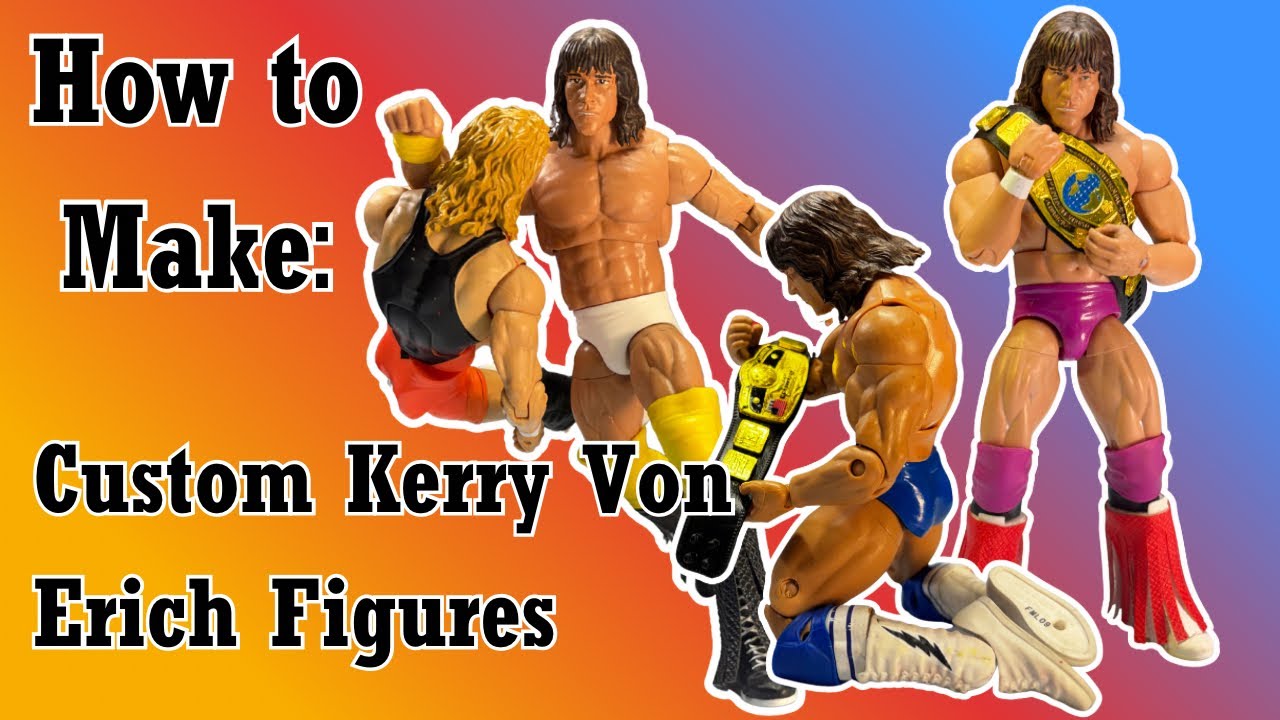 How To Make: Mattel Elite and Ultimate Kerry Von Erich Figures - WIP Wednesday