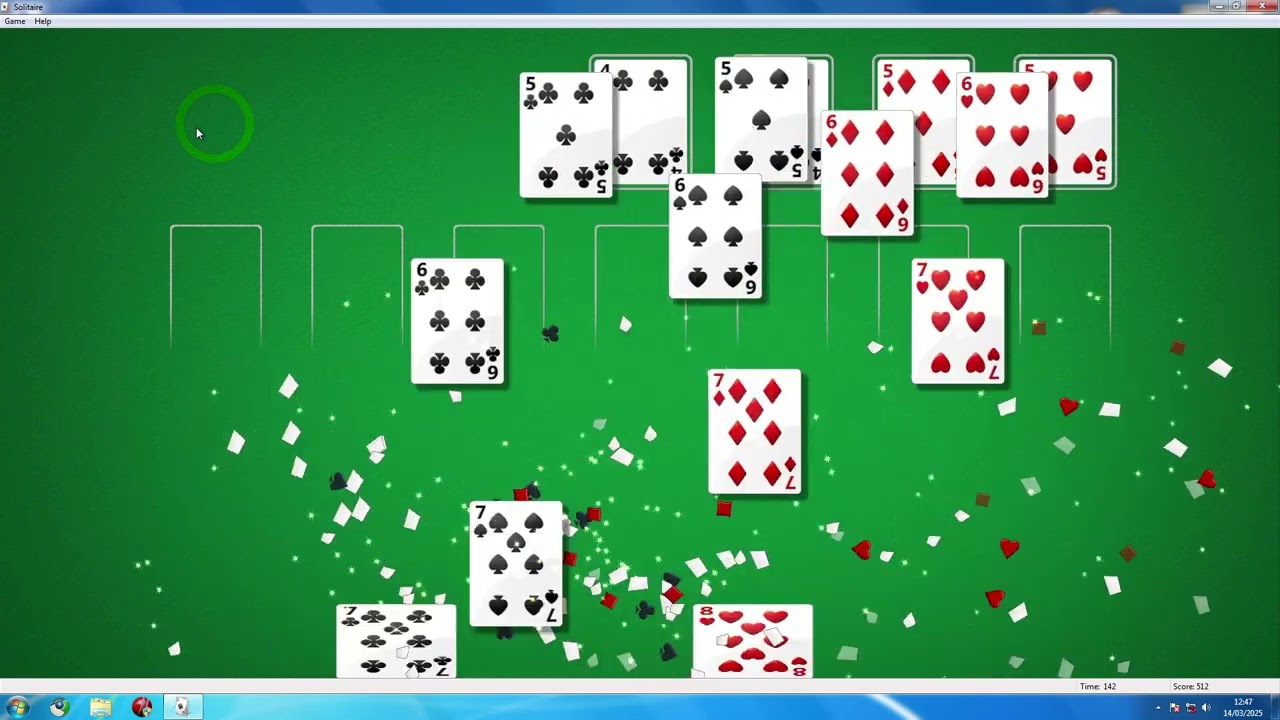 🔴  Solitaire | Windows 7
