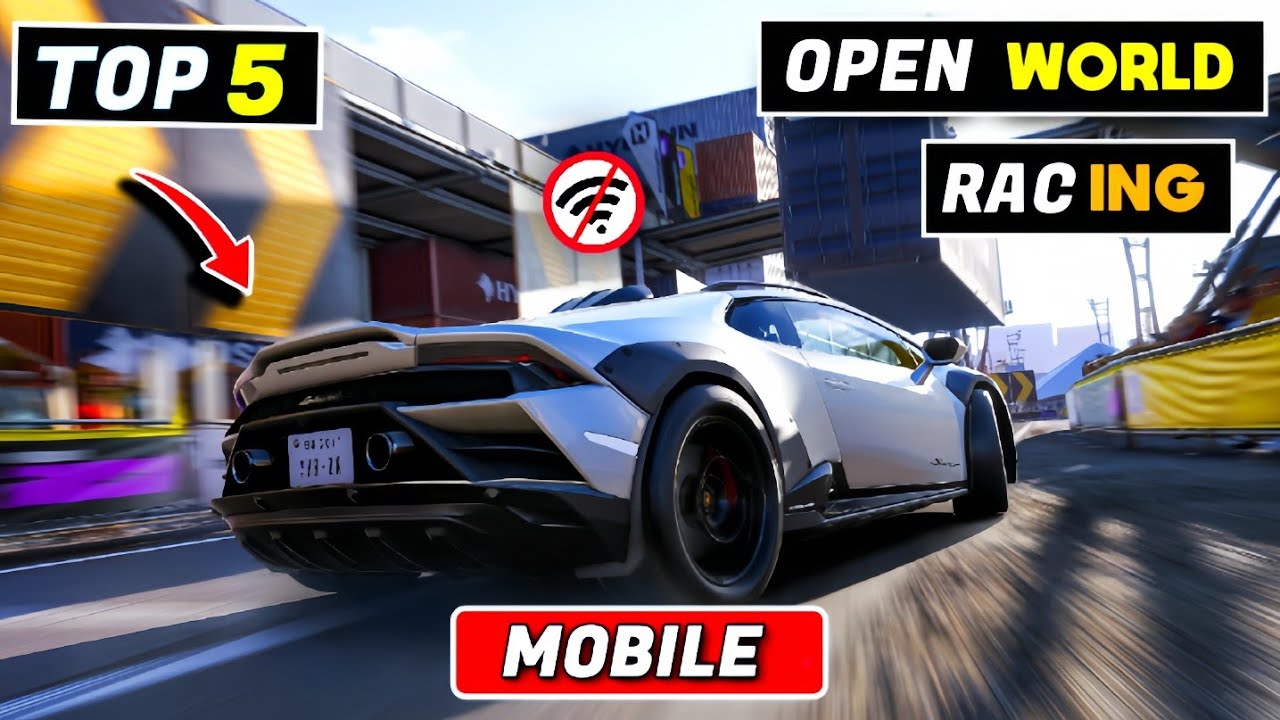 Top 5 OFFLINE OPEN WORLD Car Games For Android & iOS 2026