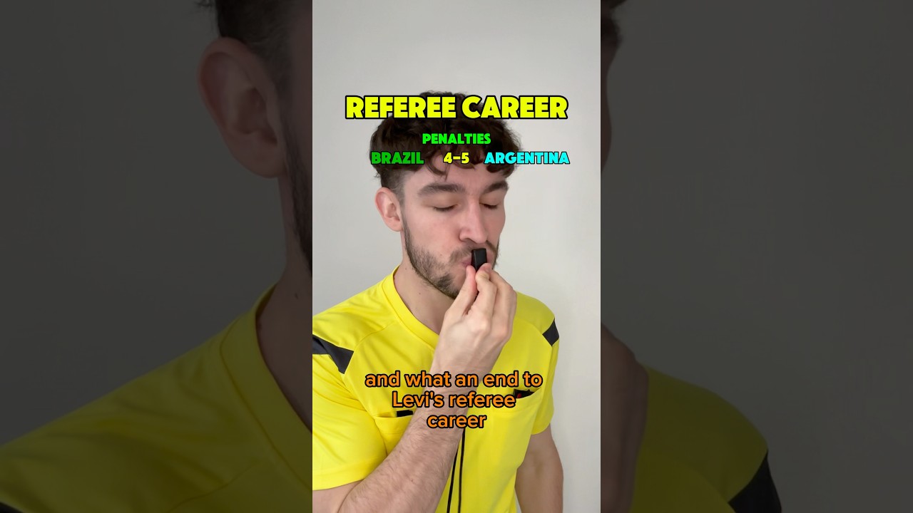 #pov You become a professional referee in football #levispovs