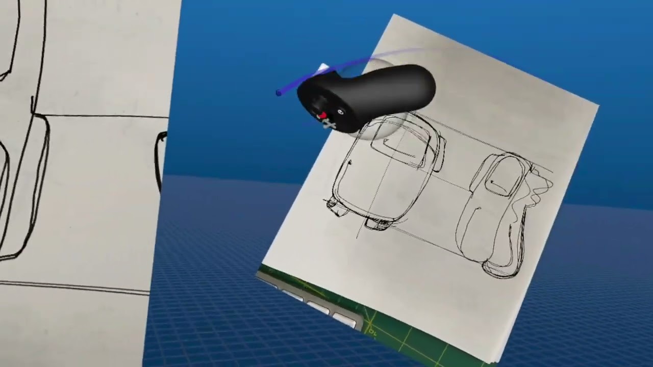 Gravity sketch : Démo (en français) de modélisation d'un sac à dos partie 1 : le sketch