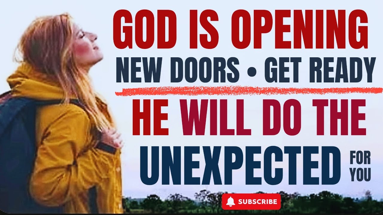 ✨️GOD IS OPENING A NEW DOOR FOR YOU — THIS IS YOUR CONFIRMATION (POWERFUL  CHRISTIAN MOTIVATION)