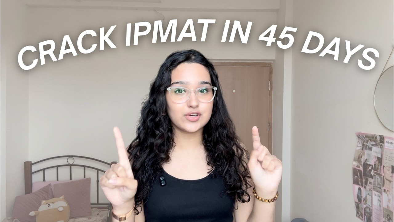 this is your last minute strategy to crack IPMAT.