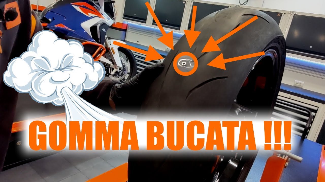GOMMA MOTO BUCATA! Ripariamola con KIT rapido TUBELESS