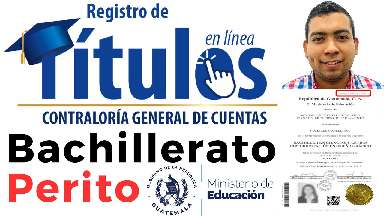 📄Pasos para REGISTRAR el TITULO Nivel MEDIO🌟 Bachillerato o Perito | Contraloria General de Cuentas