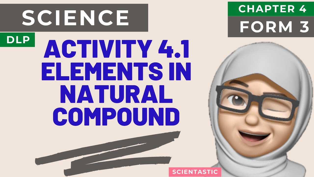 SCIENCE | KSSM| DLP | FORM 3 | ACTIVITY 4.1 | ELEMENTS IN NATURAL COMPOUND