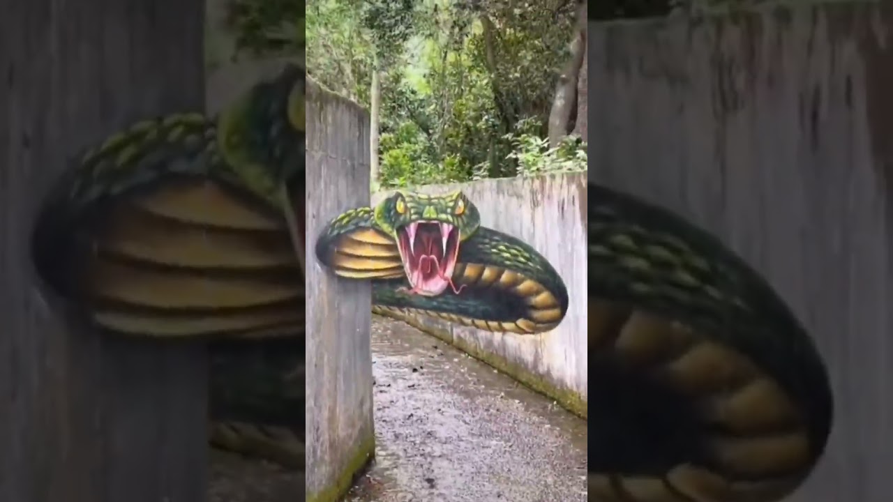 3d Illusion Paintings On Street&rsquo;s And Walls || 3d Painting On Street&rsquo;s That Blow Your Mind #shorts