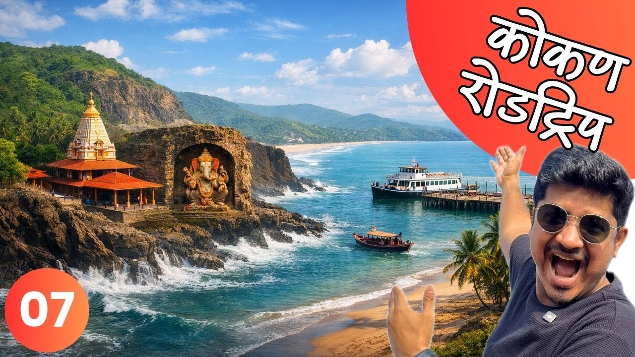 Konkan’s Divine Coast 🛕🌊 | Aravi Beach, Harihareshwar & Bagmandla