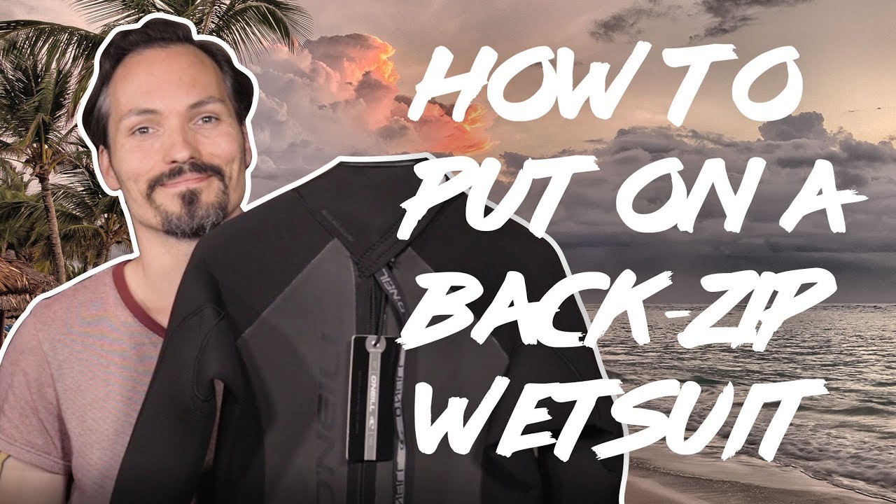 How to? : Getting in a back zip wetsuit | SkatePro
