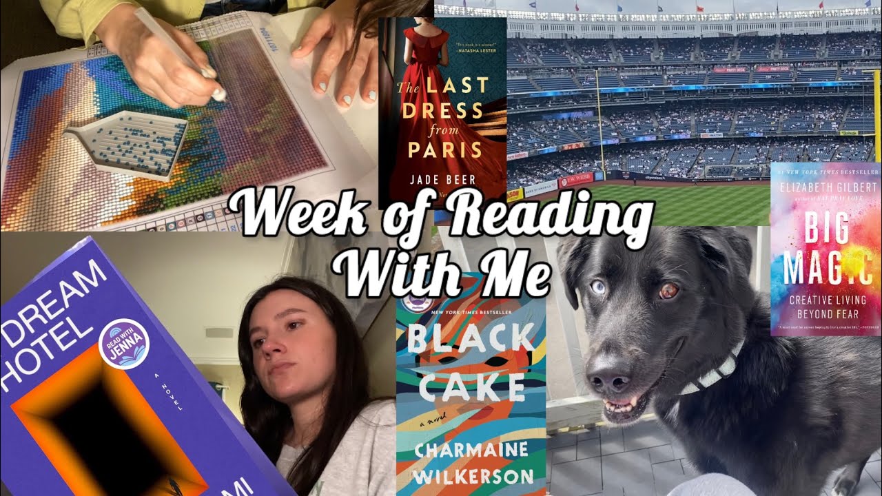 Week of Reading with Me! Spring Reading and Crafting Vlog!