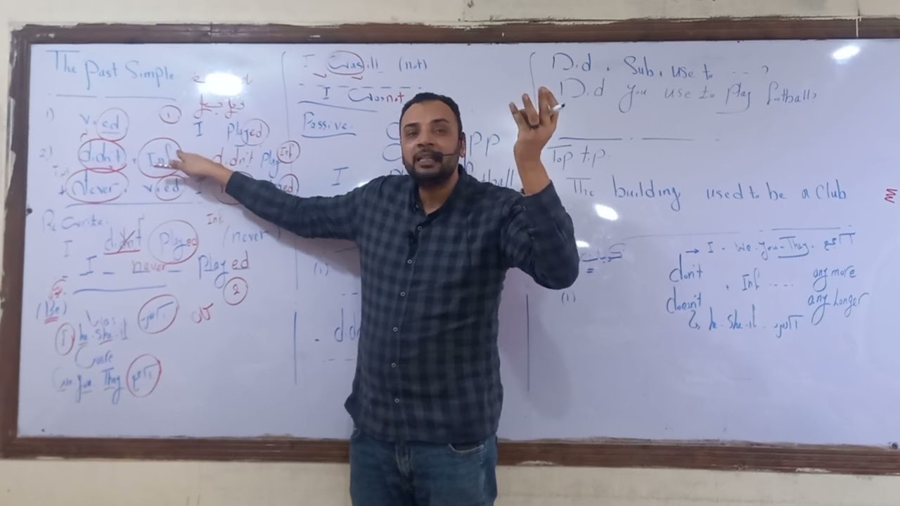 اهم ماقيل فى used to للصف الاول الثانوى 