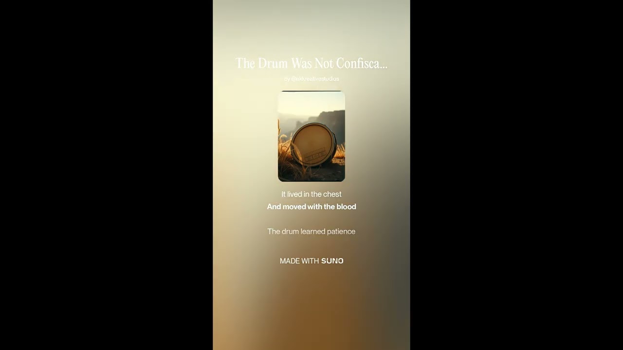 The Drum Was Not Confiscated