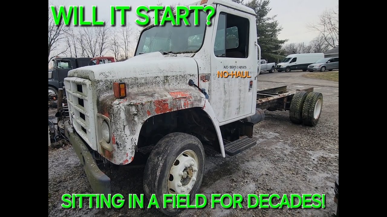 INTERNATIONAL 7.3L IDI SITTING IN A FIELD FOR DECADES! WILL IT START