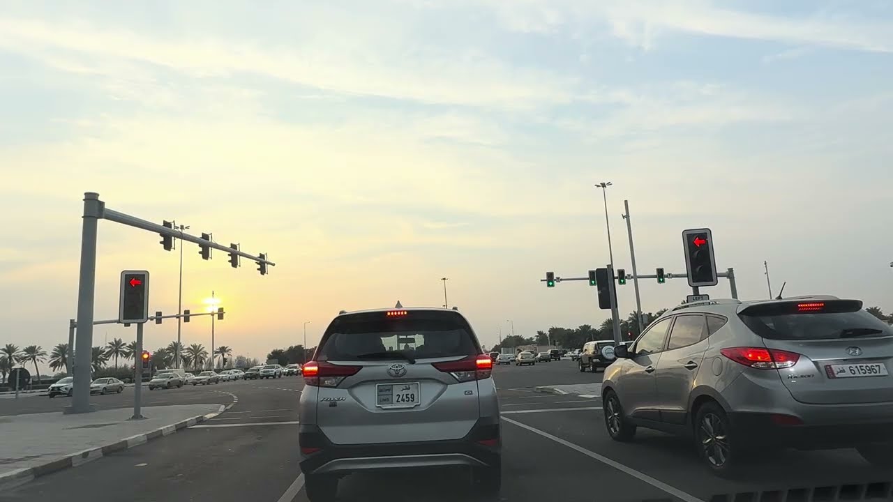 شوارع قطر من منطقة السد الى منطقة المعمورة #قطر #الدوحة #السياحة_في_قطر