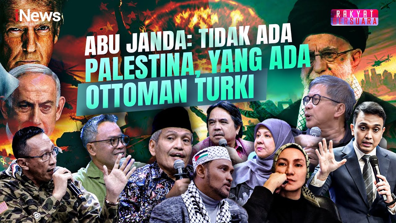 Keras! Abu Janda: Tidak ada yang Berhak Atas Tanah Palestina | Rakyat Bersuara | 24/06