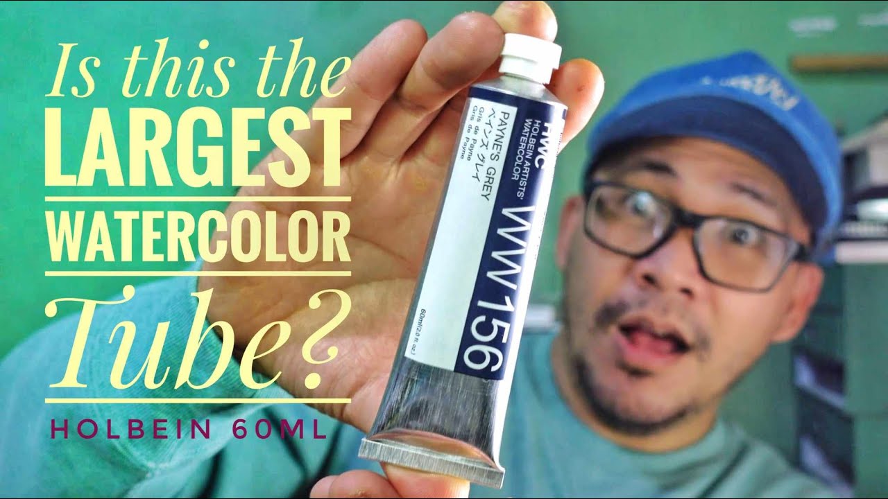 Holbein 60ml Watercolor Tubes. Is there anything bigger?