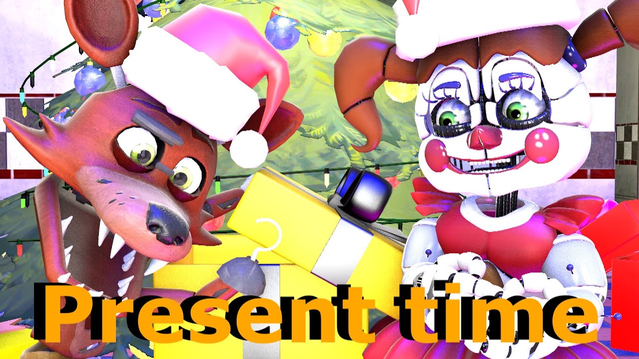 Baby Foxy Christmas - I want my present! [FNAF SFM] Five Nights at Freddy's Animation