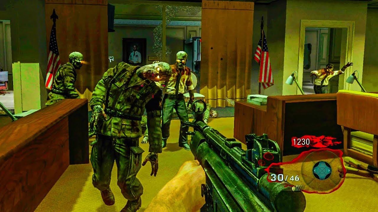 BLACK OPS ZOMBIES: FIVE GAMEPLAY! (NO COMMENTARY)