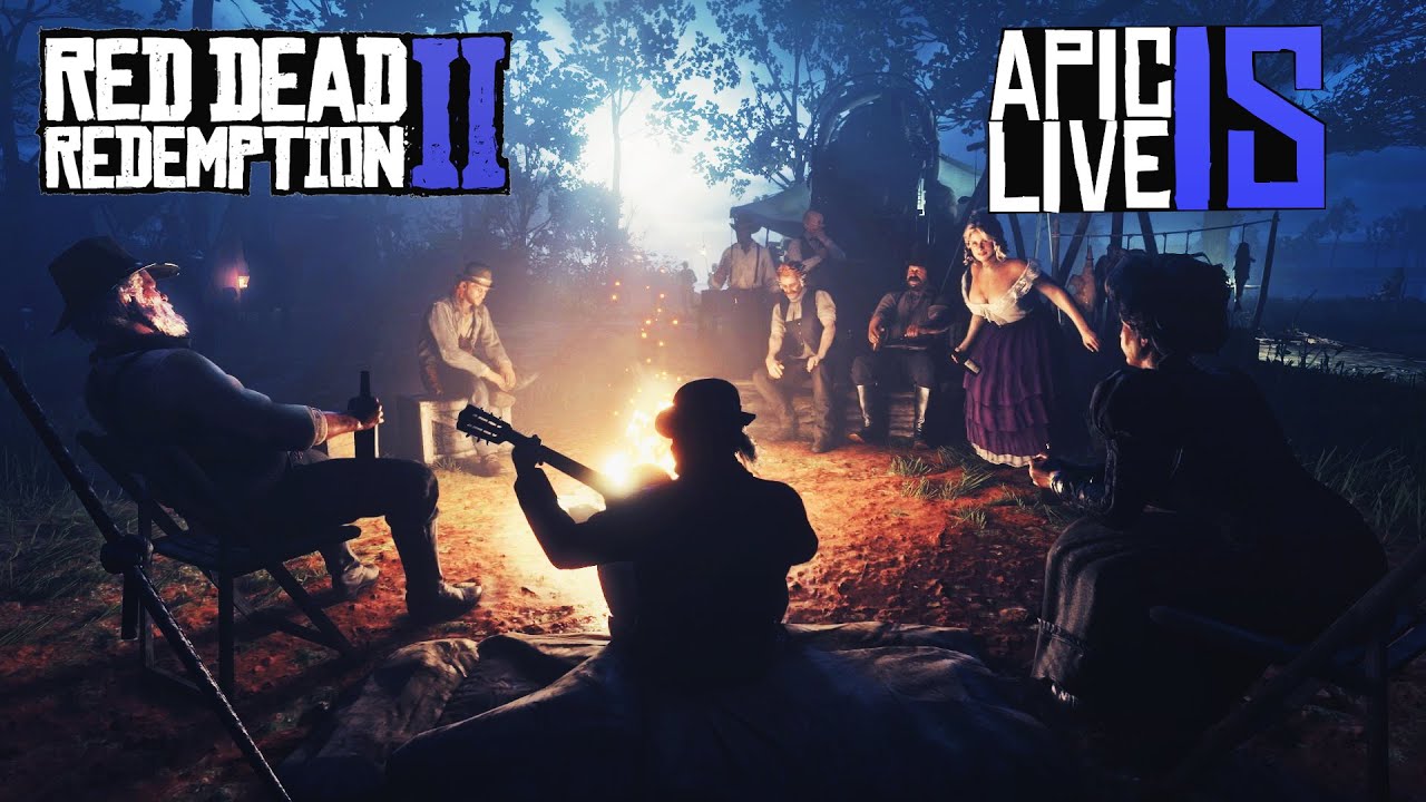 RDR 2-The Relaxing Game | Facecam on 10 Likes | APic Gaming Live | DAY 5 OF RDR2