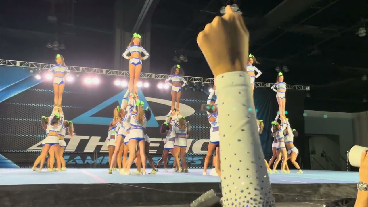 Stingrays Allstars Lime 🍋‍🟩 Athletic Championships 📣 2024 level 3 Medium senior day 1 🔥