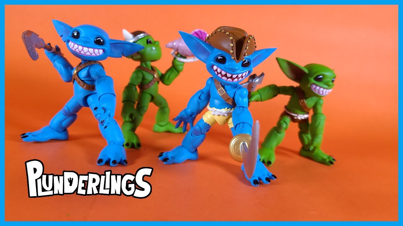 Lone Coconut PLUNDERLINGS Kickstarter Raider & Beserker Action Figure Review