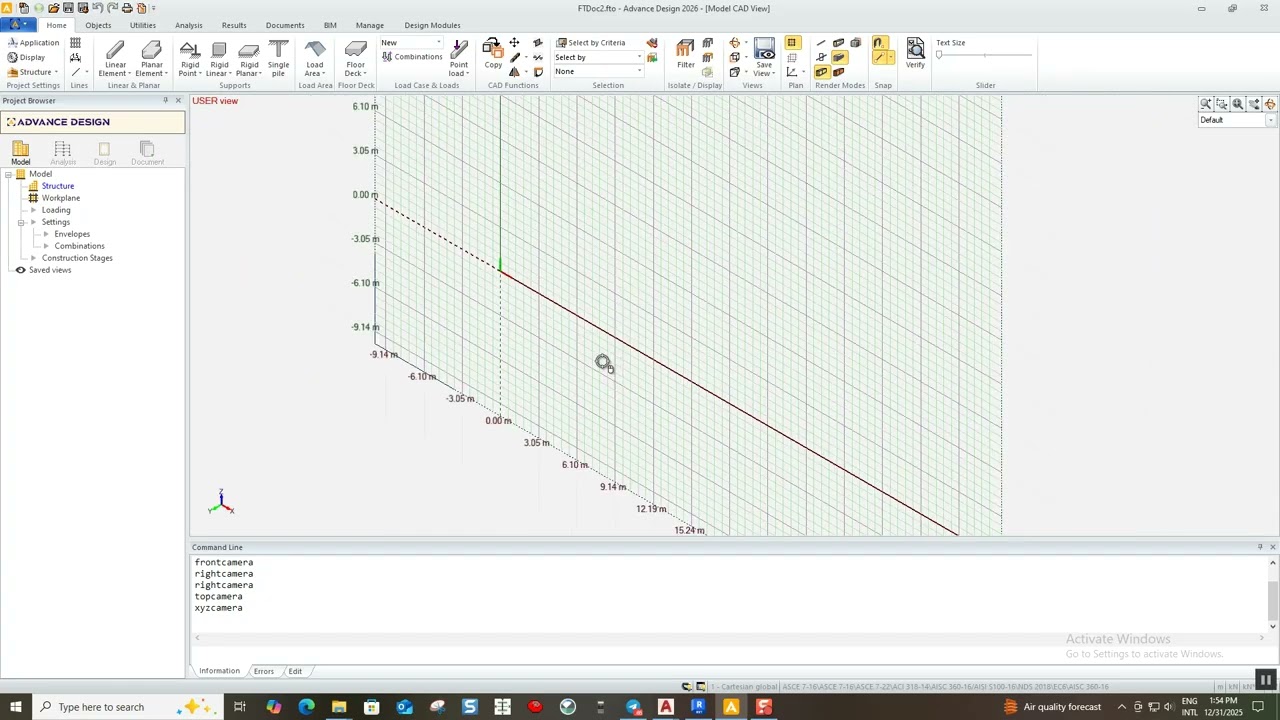 Part01. Model and Design Water Treatment Plant using Graitec Advanced design(GAD)