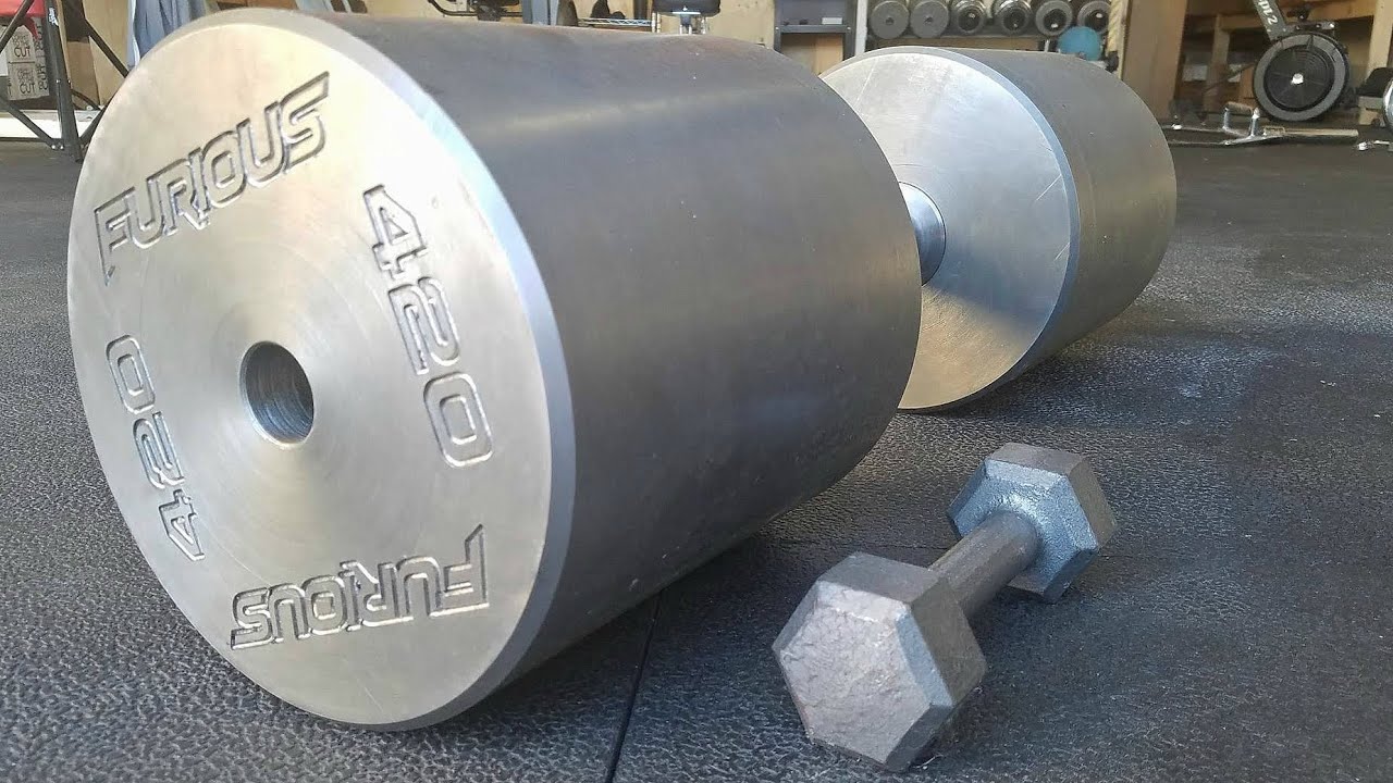 Making The Worlds HEAVIEST Dumbbell (420lbs)