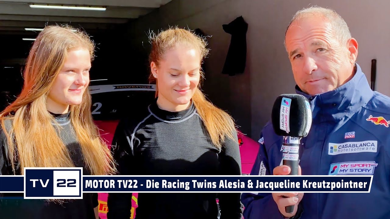 MOTOR TV22: Die Racing Twins Alesia & Jacqueline Kreutzpointner bei der ADAC GT4 am Hockenheimring